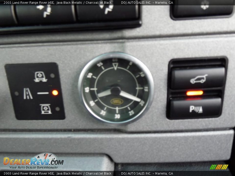 2003 Land Rover Range Rover HSE Java Black Metallic / Charcoal/Jet Black Photo #19