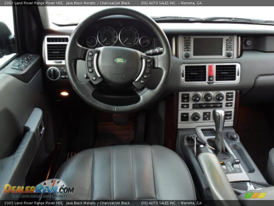 2003 Land Rover Range Rover HSE Java Black Metallic / Charcoal/Jet Black Photo #20