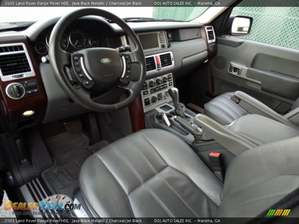 2003 Land Rover Range Rover HSE Java Black Metallic / Charcoal/Jet Black Photo #21