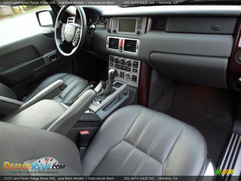2003 Land Rover Range Rover HSE Java Black Metallic / Charcoal/Jet Black Photo #22