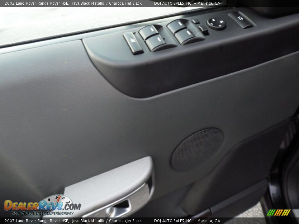 2003 Land Rover Range Rover HSE Java Black Metallic / Charcoal/Jet Black Photo #23