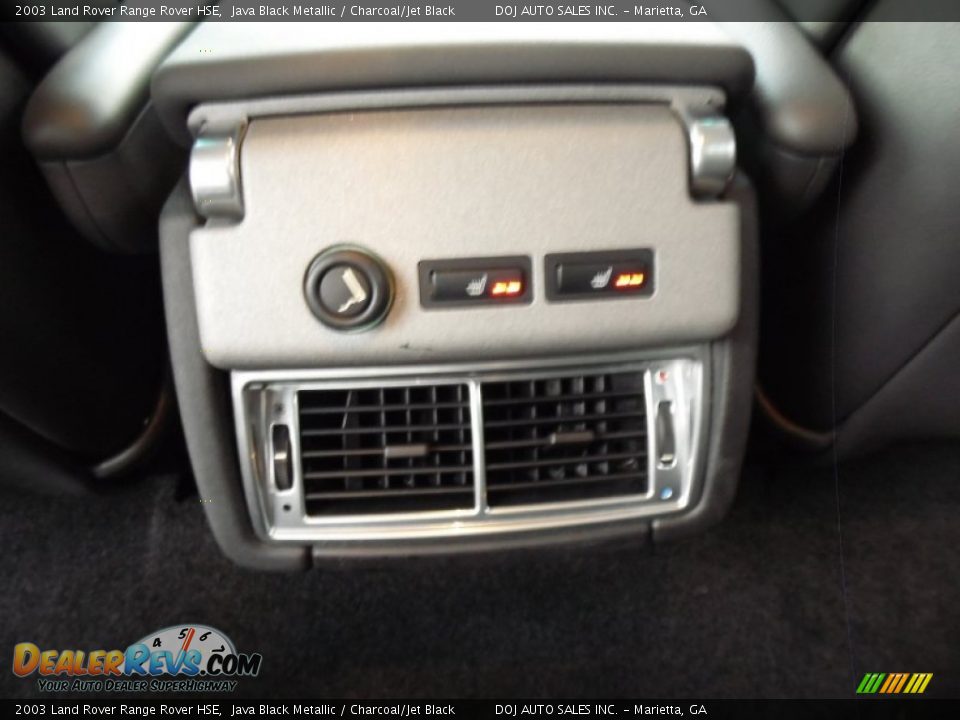 2003 Land Rover Range Rover HSE Java Black Metallic / Charcoal/Jet Black Photo #24