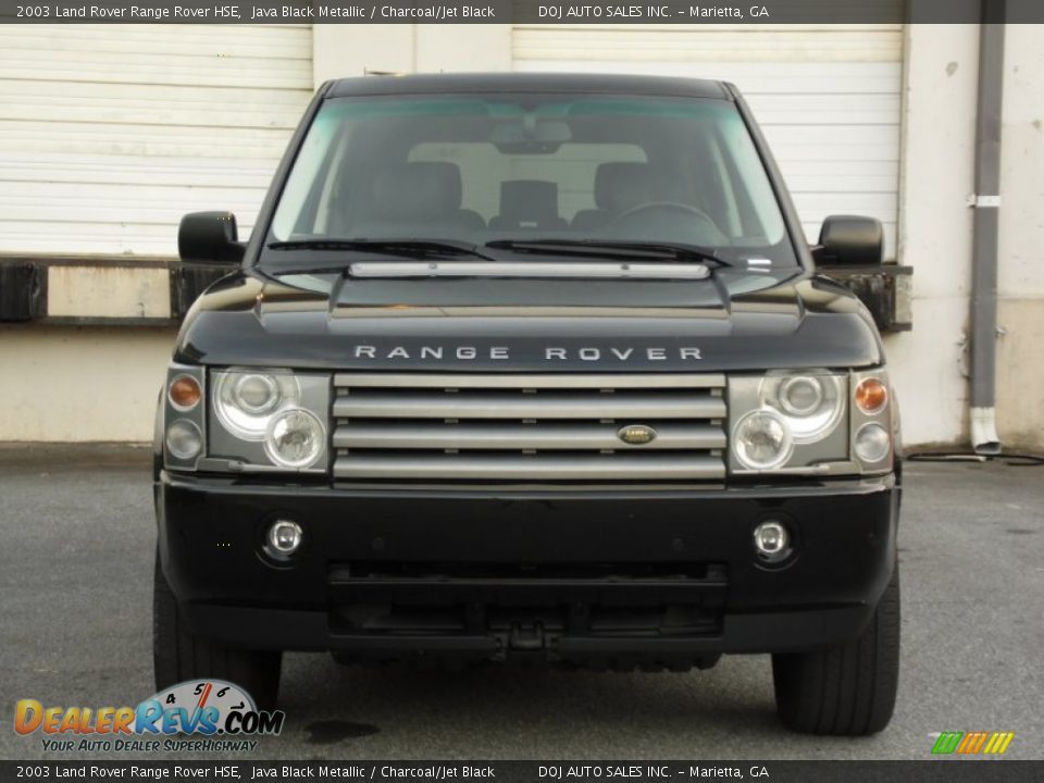 2003 Land Rover Range Rover HSE Java Black Metallic / Charcoal/Jet Black Photo #26