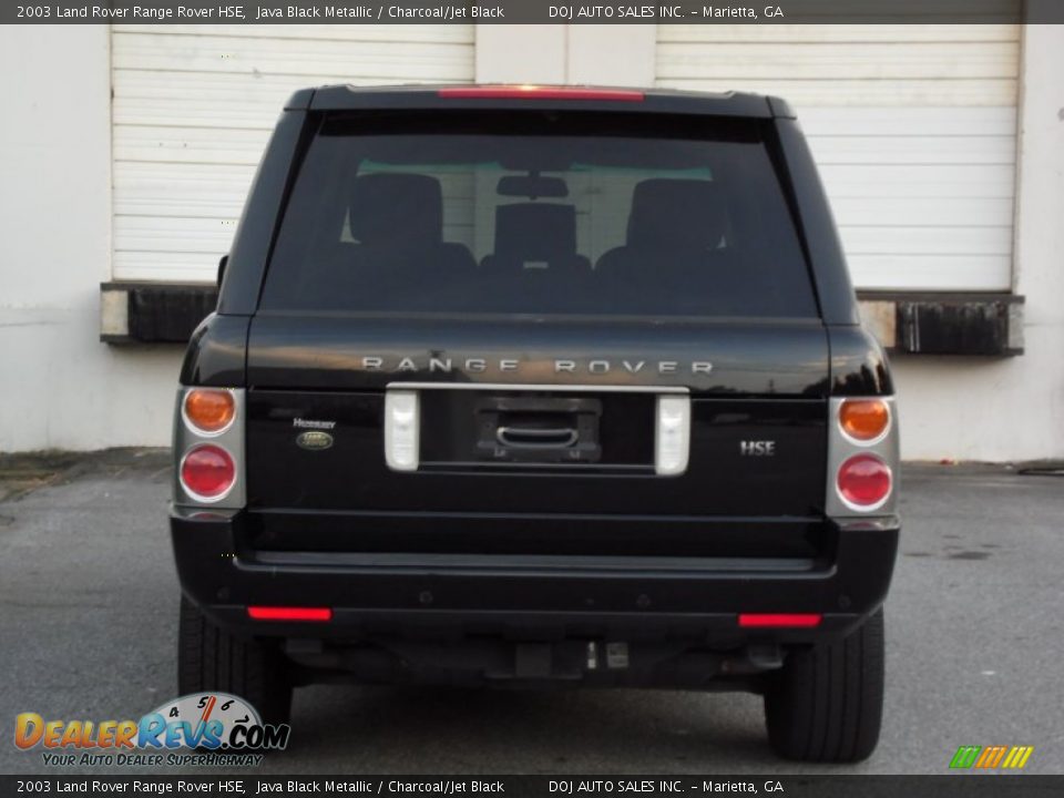 2003 Land Rover Range Rover HSE Java Black Metallic / Charcoal/Jet Black Photo #28