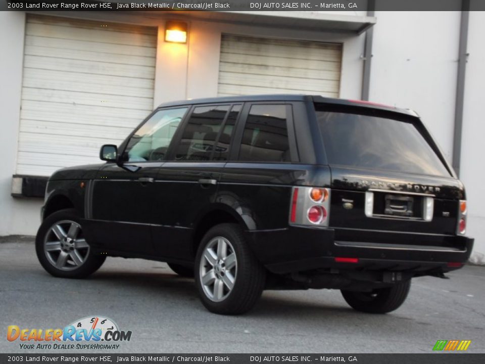 2003 Land Rover Range Rover HSE Java Black Metallic / Charcoal/Jet Black Photo #30