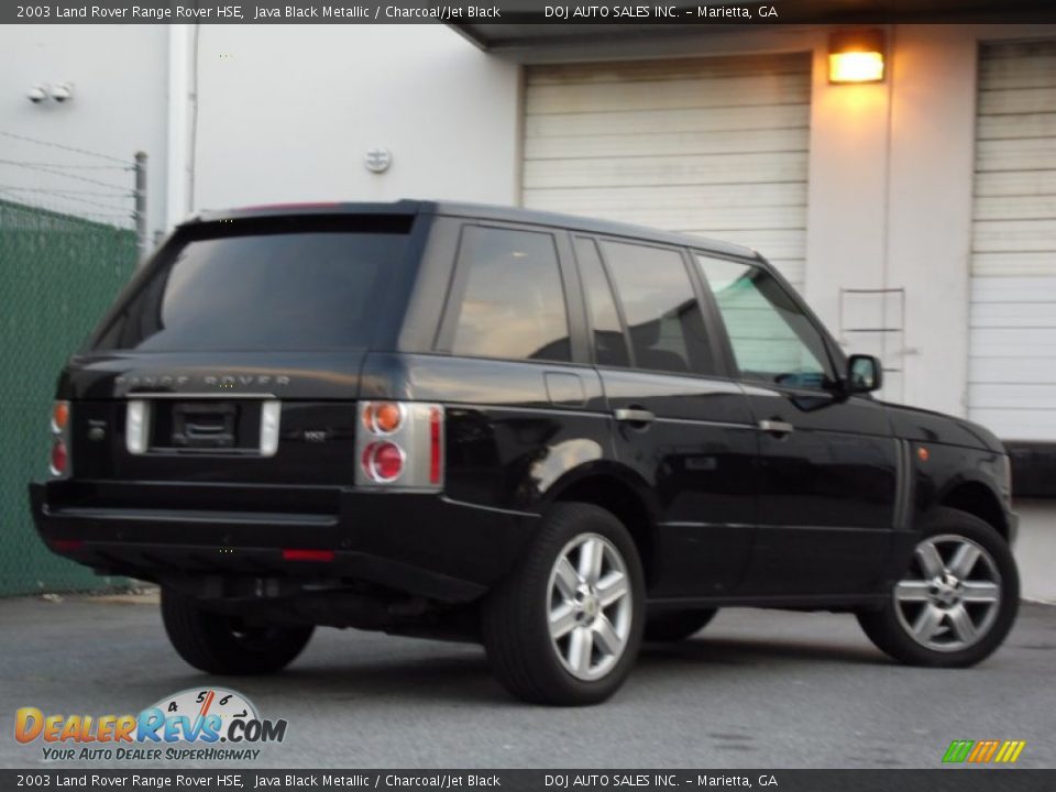 2003 Land Rover Range Rover HSE Java Black Metallic / Charcoal/Jet Black Photo #31
