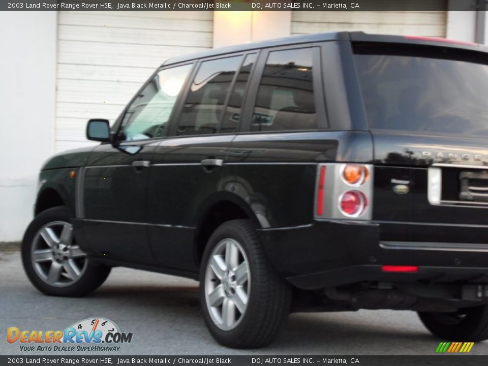2003 Land Rover Range Rover HSE Java Black Metallic / Charcoal/Jet Black Photo #32