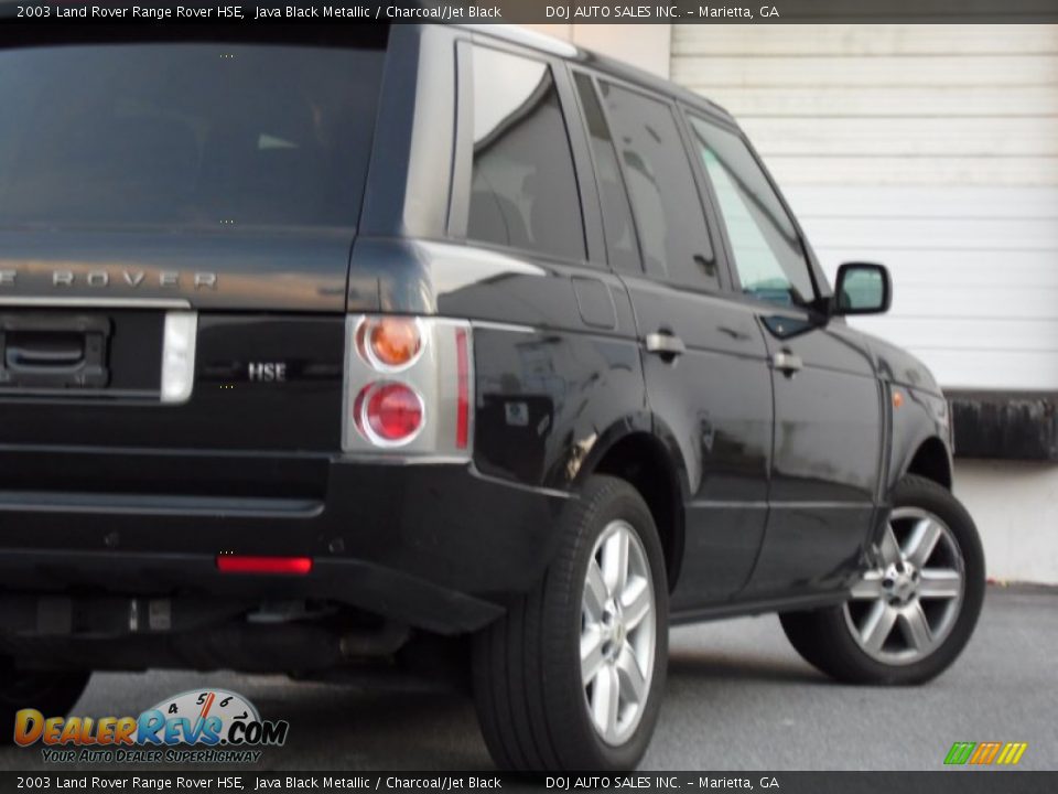 2003 Land Rover Range Rover HSE Java Black Metallic / Charcoal/Jet Black Photo #33