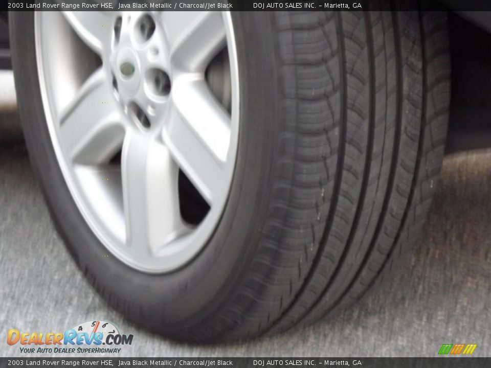 2003 Land Rover Range Rover HSE Java Black Metallic / Charcoal/Jet Black Photo #34