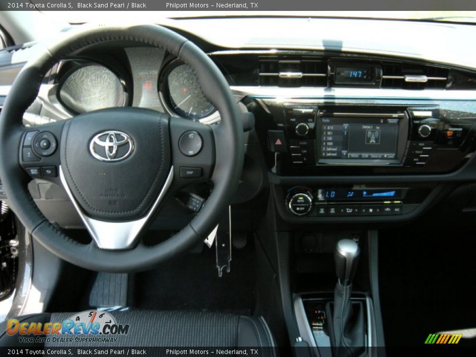 2014 Toyota Corolla S Black Sand Pearl / Black Photo #25