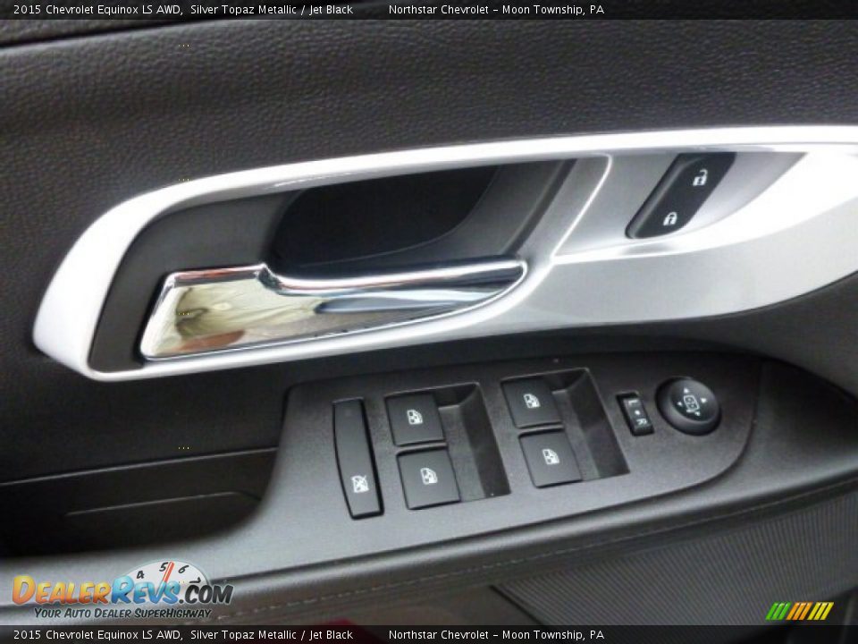 2015 Chevrolet Equinox LS AWD Silver Topaz Metallic / Jet Black Photo #13