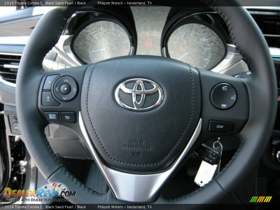 2014 Toyota Corolla S Black Sand Pearl / Black Photo #31