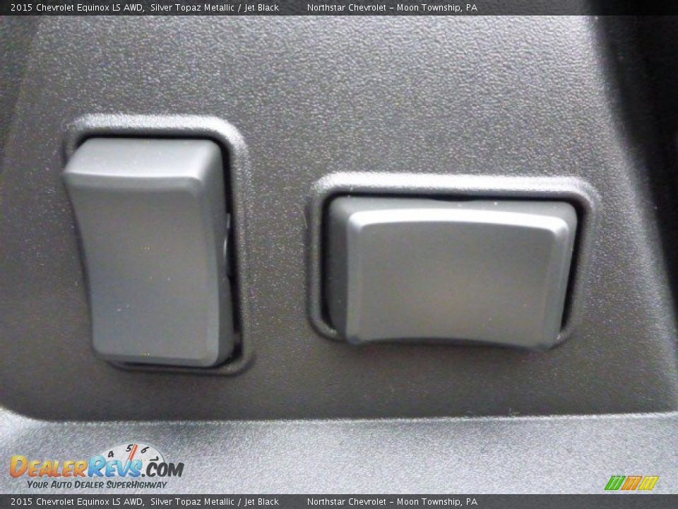 2015 Chevrolet Equinox LS AWD Silver Topaz Metallic / Jet Black Photo #15
