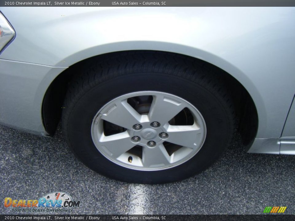 2010 Chevrolet Impala LT Silver Ice Metallic / Ebony Photo #8