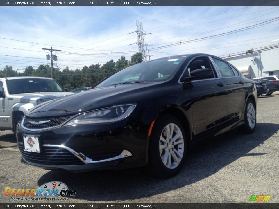2015 Chrysler 200 Limited Black / Black Photo #1