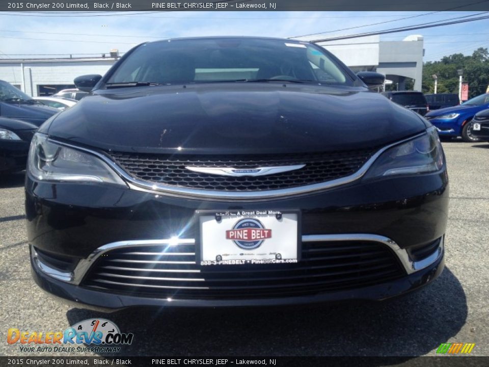 2015 Chrysler 200 Limited Black / Black Photo #2