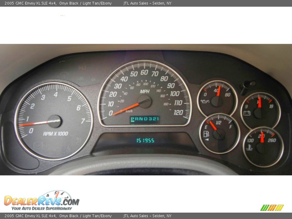 2005 GMC Envoy XL SLE 4x4 Onyx Black / Light Tan/Ebony Photo #20