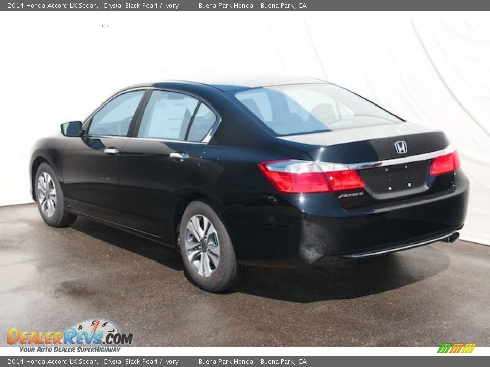 2014 Honda Accord LX Sedan Crystal Black Pearl / Ivory Photo #5