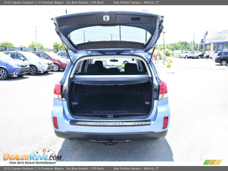 2010 Subaru Outback 2.5i Premium Wagon Sky Blue Metallic / Off Black Photo #9