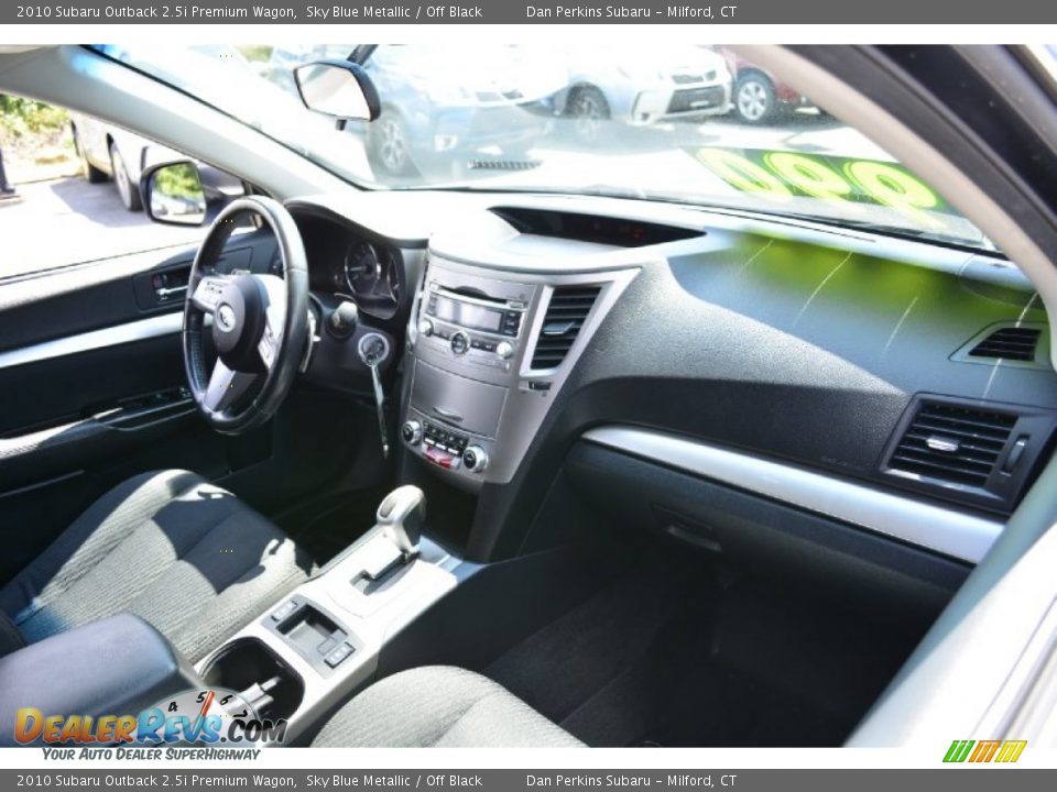 2010 Subaru Outback 2.5i Premium Wagon Sky Blue Metallic / Off Black Photo #10