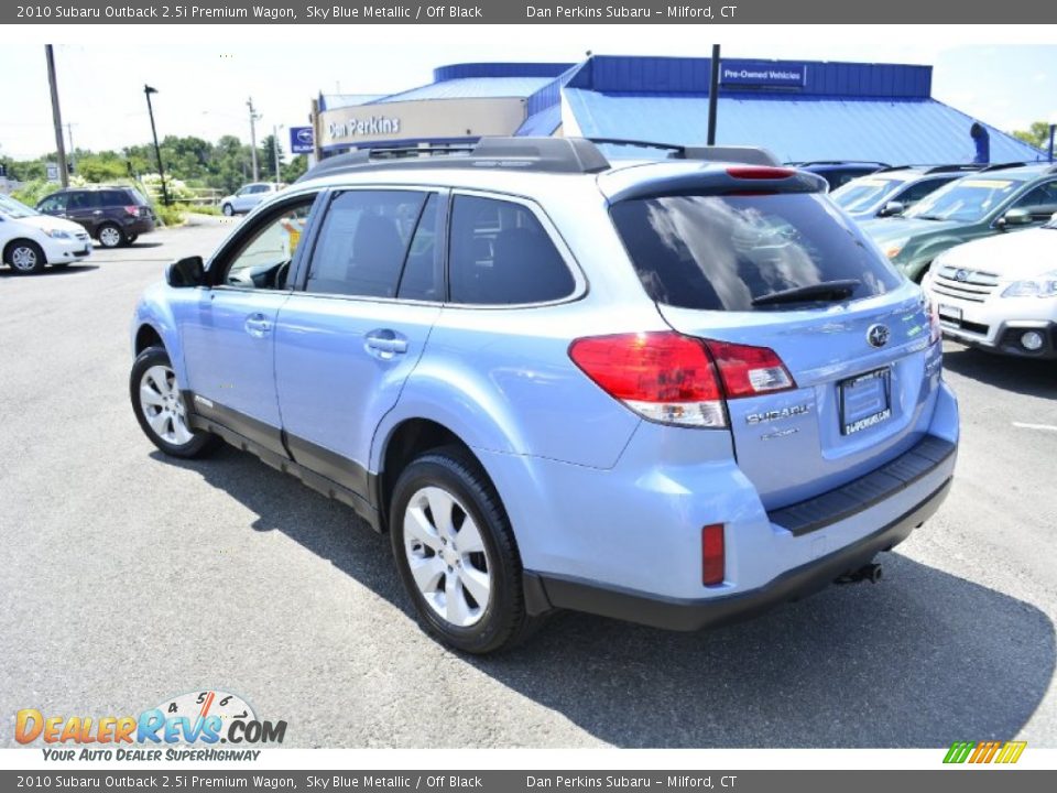 2010 Subaru Outback 2.5i Premium Wagon Sky Blue Metallic / Off Black Photo #11