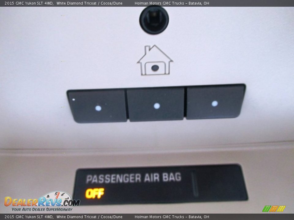 2015 GMC Yukon SLT 4WD White Diamond Tricoat / Cocoa/Dune Photo #31