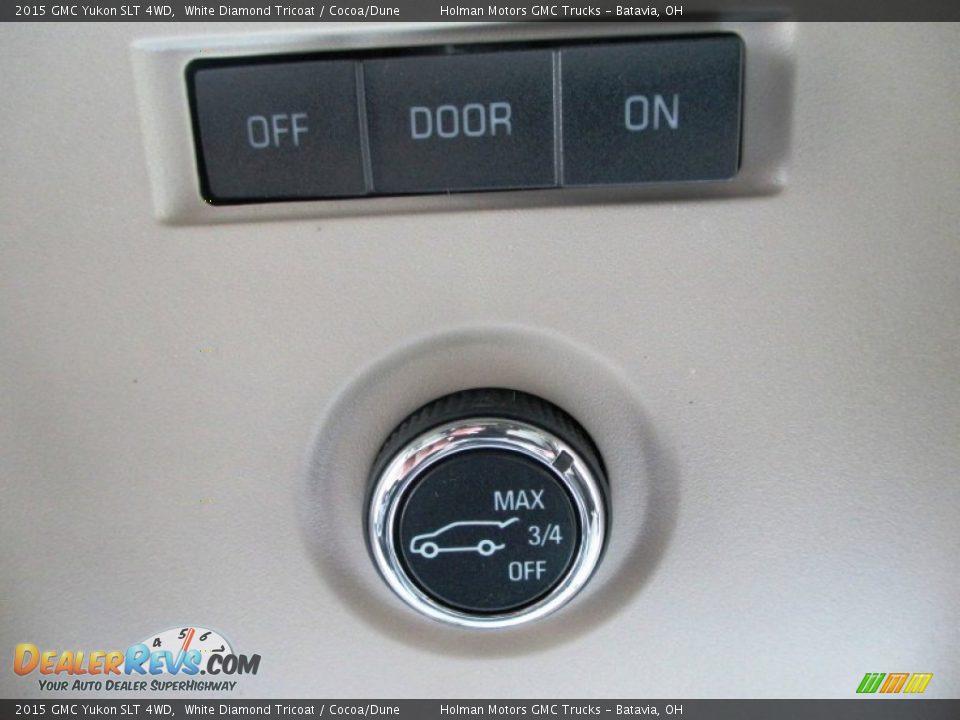 2015 GMC Yukon SLT 4WD White Diamond Tricoat / Cocoa/Dune Photo #32