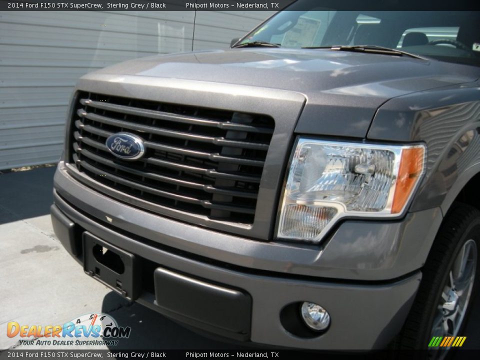 2014 Ford F150 STX SuperCrew Sterling Grey / Black Photo #10