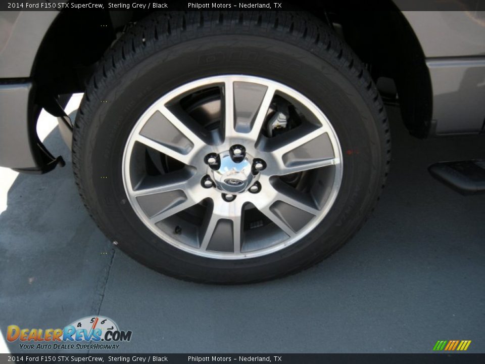 2014 Ford F150 STX SuperCrew Sterling Grey / Black Photo #11
