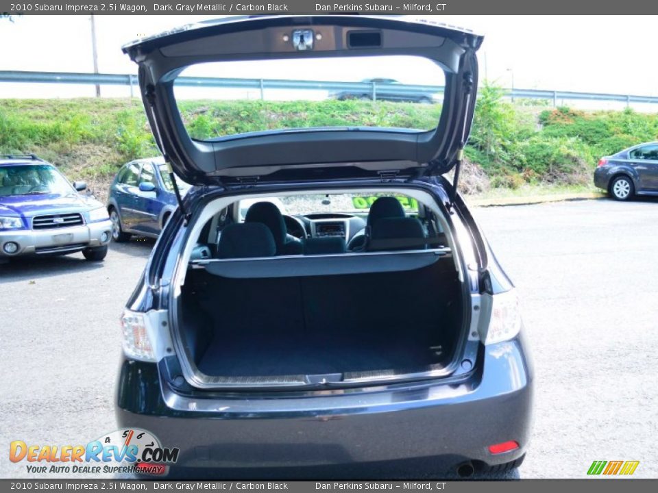 2010 Subaru Impreza 2.5i Wagon Dark Gray Metallic / Carbon Black Photo #8