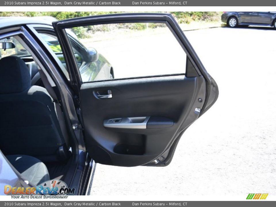 2010 Subaru Impreza 2.5i Wagon Dark Gray Metallic / Carbon Black Photo #18