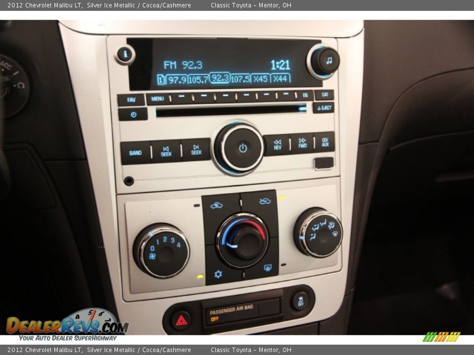 2012 Chevrolet Malibu LT Silver Ice Metallic / Cocoa/Cashmere Photo #9
