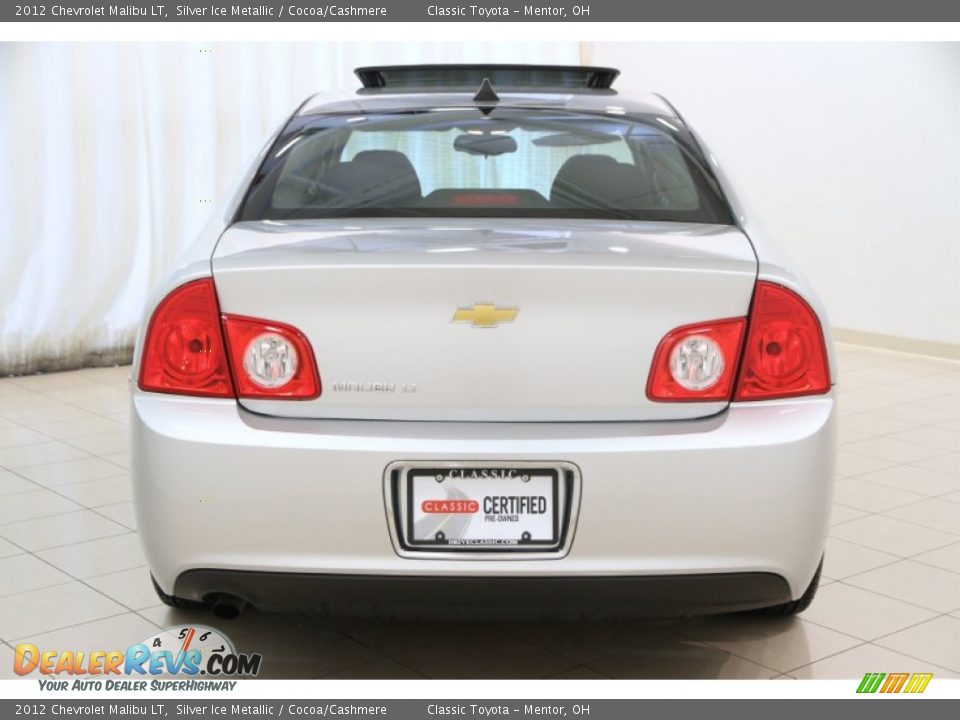 2012 Chevrolet Malibu LT Silver Ice Metallic / Cocoa/Cashmere Photo #15