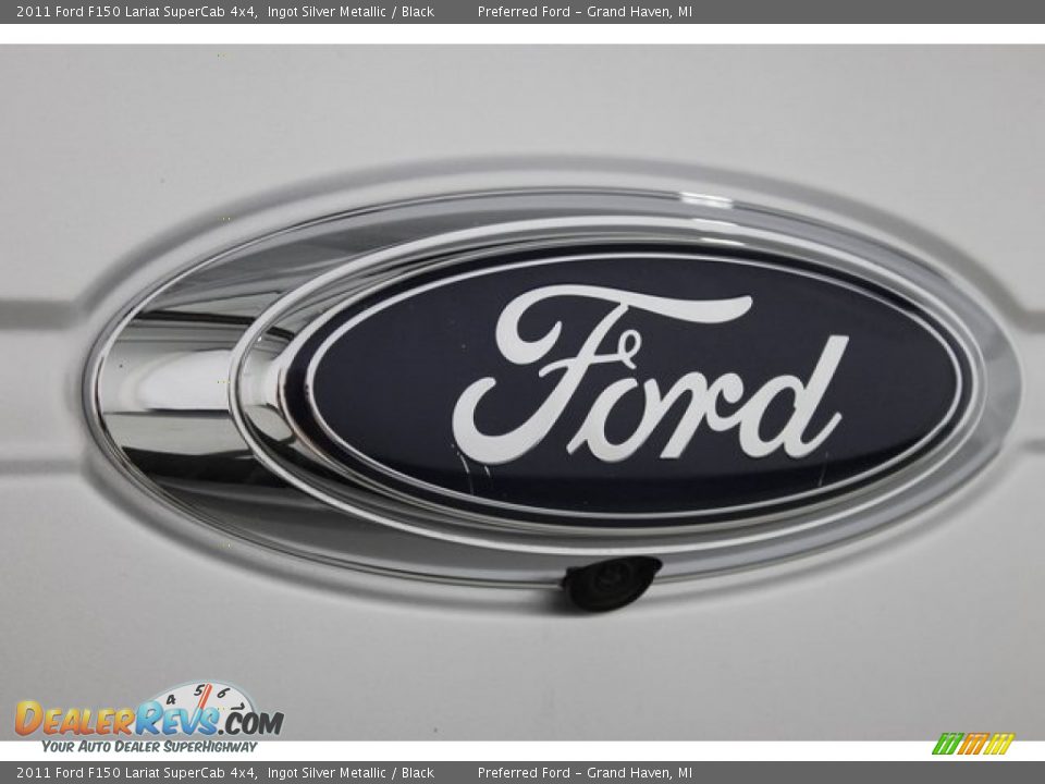 2011 Ford F150 Lariat SuperCab 4x4 Ingot Silver Metallic / Black Photo #12