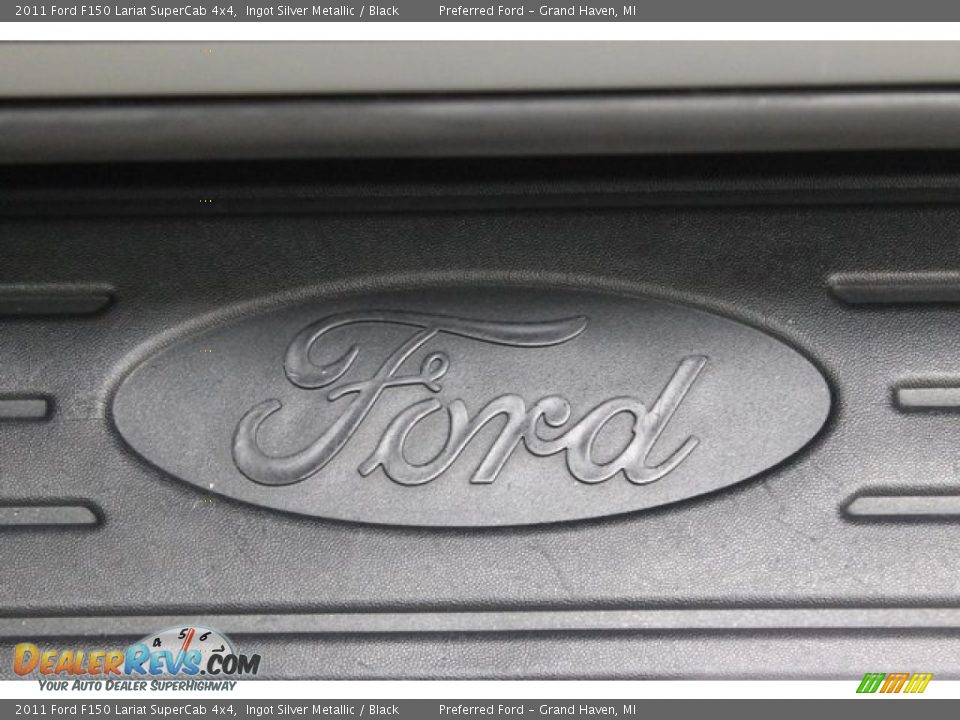 2011 Ford F150 Lariat SuperCab 4x4 Ingot Silver Metallic / Black Photo #19