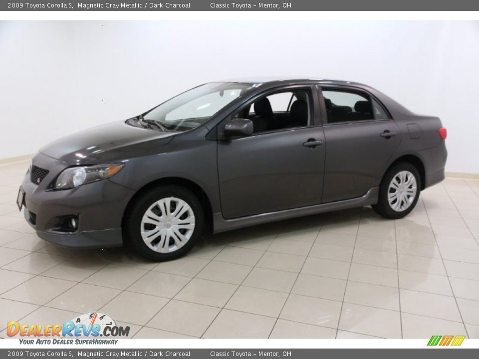 2009 Toyota Corolla S Magnetic Gray Metallic / Dark Charcoal Photo #3