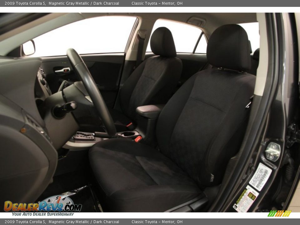 2009 Toyota Corolla S Magnetic Gray Metallic / Dark Charcoal Photo #5