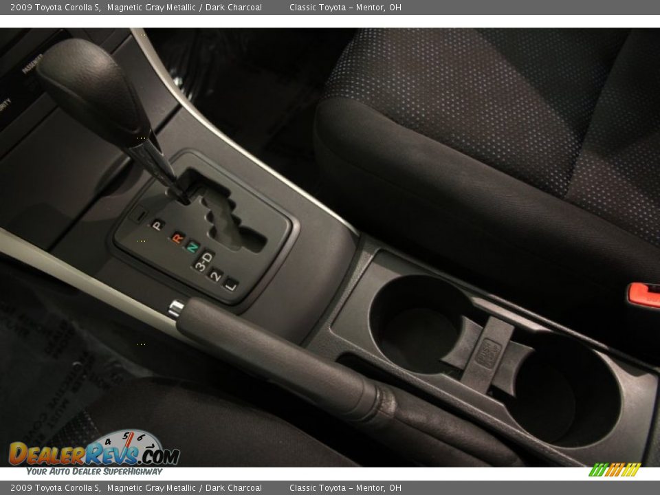 2009 Toyota Corolla S Magnetic Gray Metallic / Dark Charcoal Photo #11