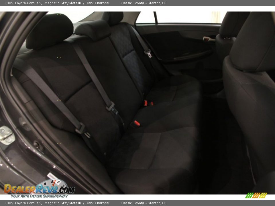 2009 Toyota Corolla S Magnetic Gray Metallic / Dark Charcoal Photo #13