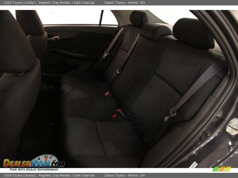 2009 Toyota Corolla S Magnetic Gray Metallic / Dark Charcoal Photo #14