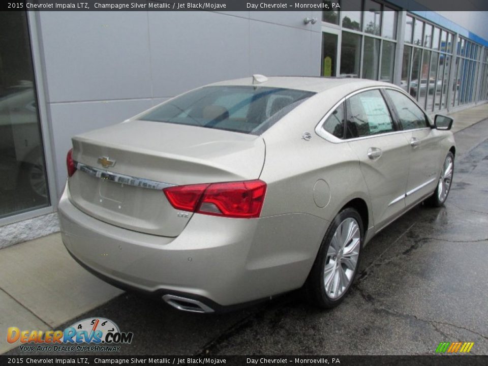 2015 Chevrolet Impala LTZ Champagne Silver Metallic / Jet Black/Mojave Photo #4
