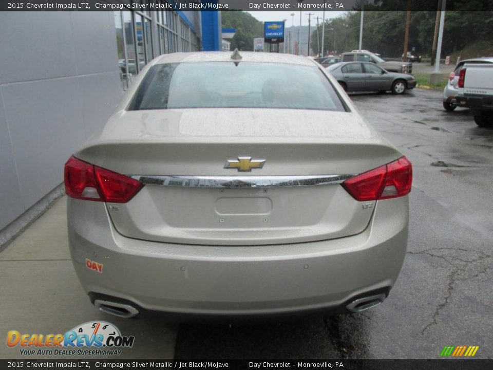 2015 Chevrolet Impala LTZ Champagne Silver Metallic / Jet Black/Mojave Photo #5