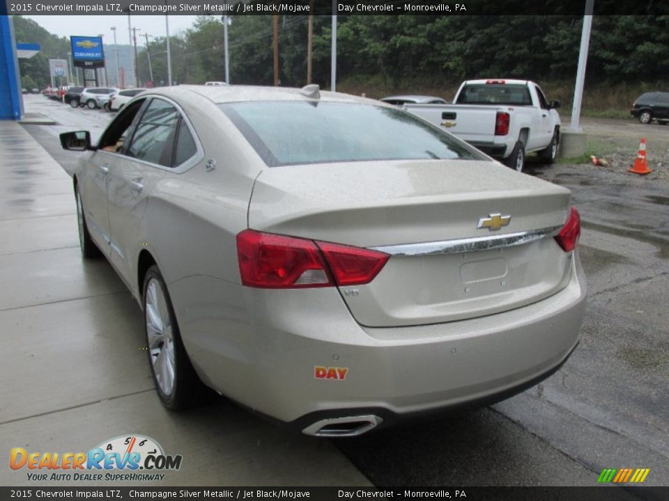 2015 Chevrolet Impala LTZ Champagne Silver Metallic / Jet Black/Mojave Photo #6