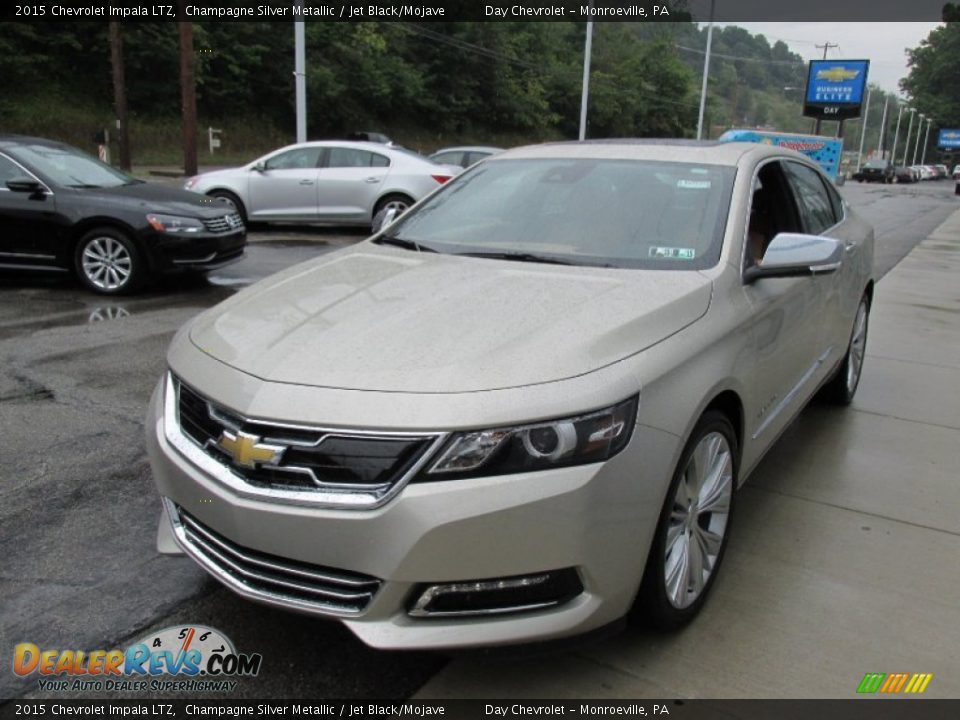 2015 Chevrolet Impala LTZ Champagne Silver Metallic / Jet Black/Mojave Photo #7