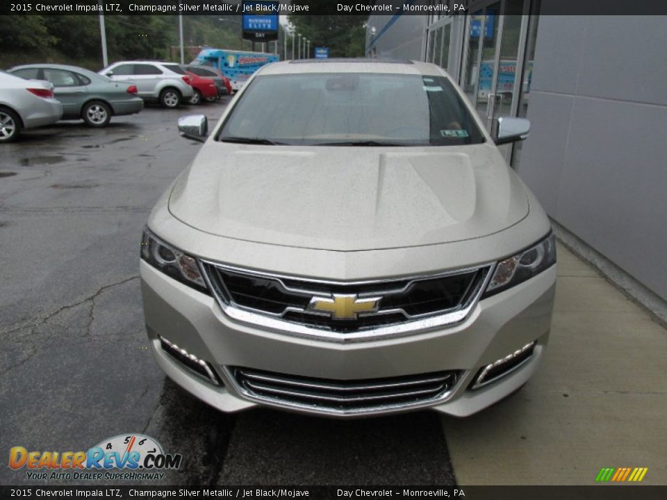 2015 Chevrolet Impala LTZ Champagne Silver Metallic / Jet Black/Mojave Photo #8