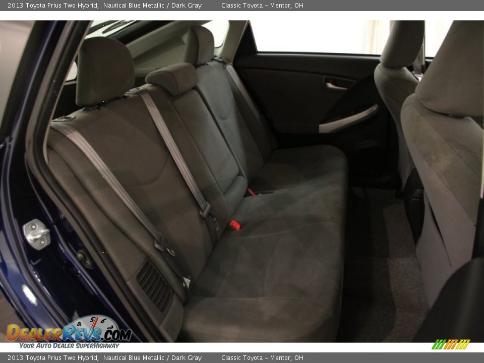 2013 Toyota Prius Two Hybrid Nautical Blue Metallic / Dark Gray Photo #19