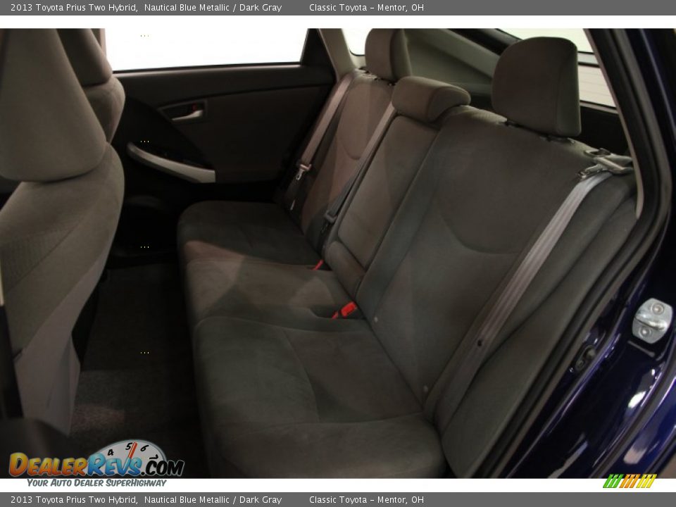 2013 Toyota Prius Two Hybrid Nautical Blue Metallic / Dark Gray Photo #20