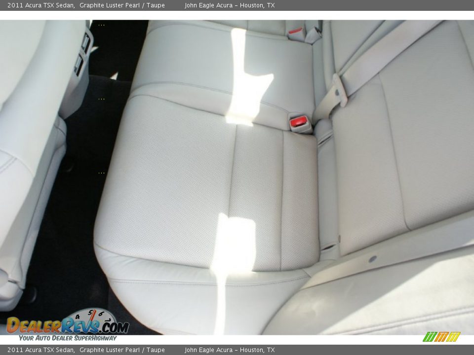 2011 Acura TSX Sedan Graphite Luster Pearl / Taupe Photo #18