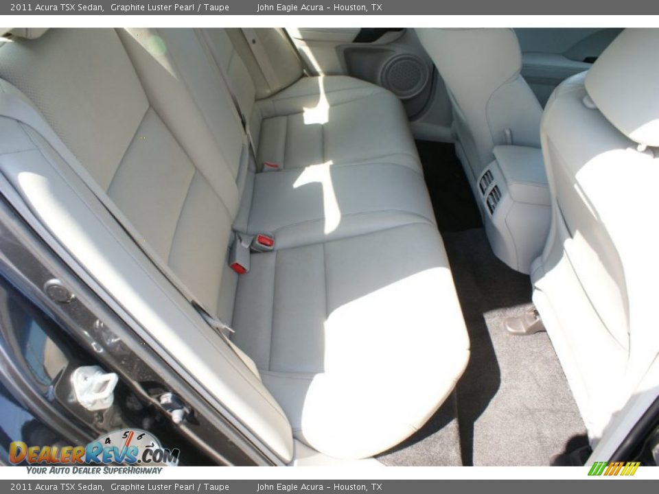 2011 Acura TSX Sedan Graphite Luster Pearl / Taupe Photo #20