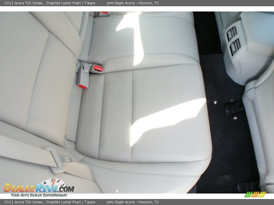 2011 Acura TSX Sedan Graphite Luster Pearl / Taupe Photo #21